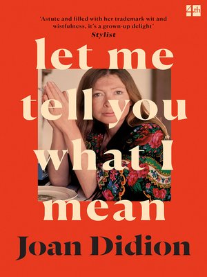 Let Me Tell You What I Mean - ebook